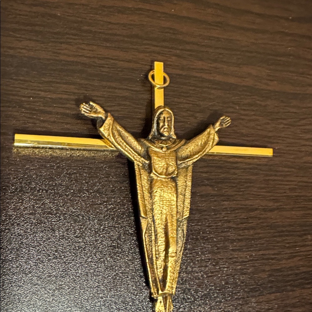 Gold Crucifix Wall Decor - Picture 2 of 8